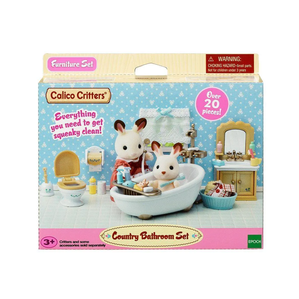 Calico Critters country bathroom set