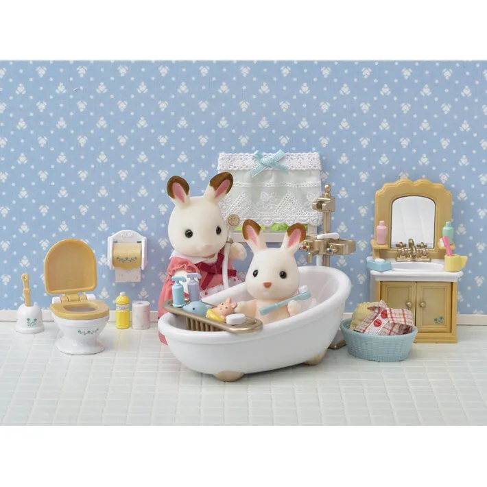 Calico Critters country bathroom set