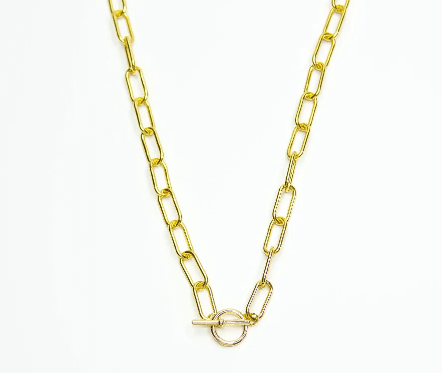 Chain Link Toggle Necklace