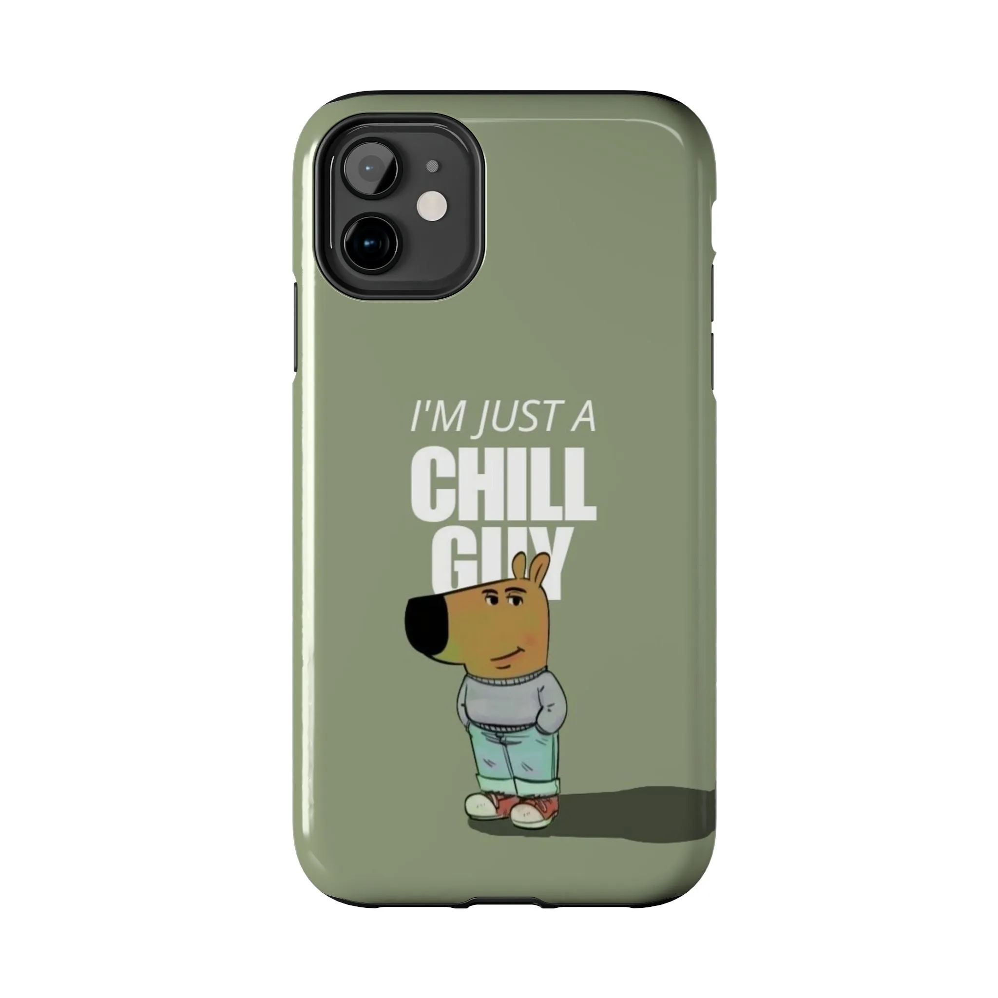 Chill Guy Meme Tough iPhone Cases