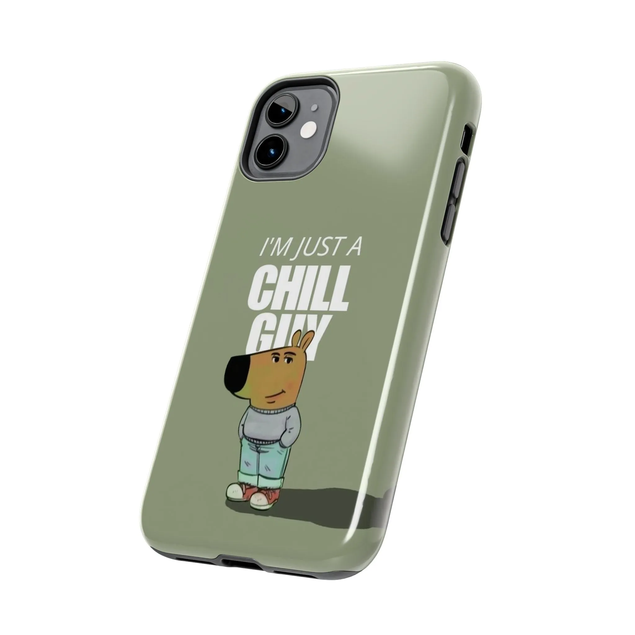 Chill Guy Meme Tough iPhone Cases