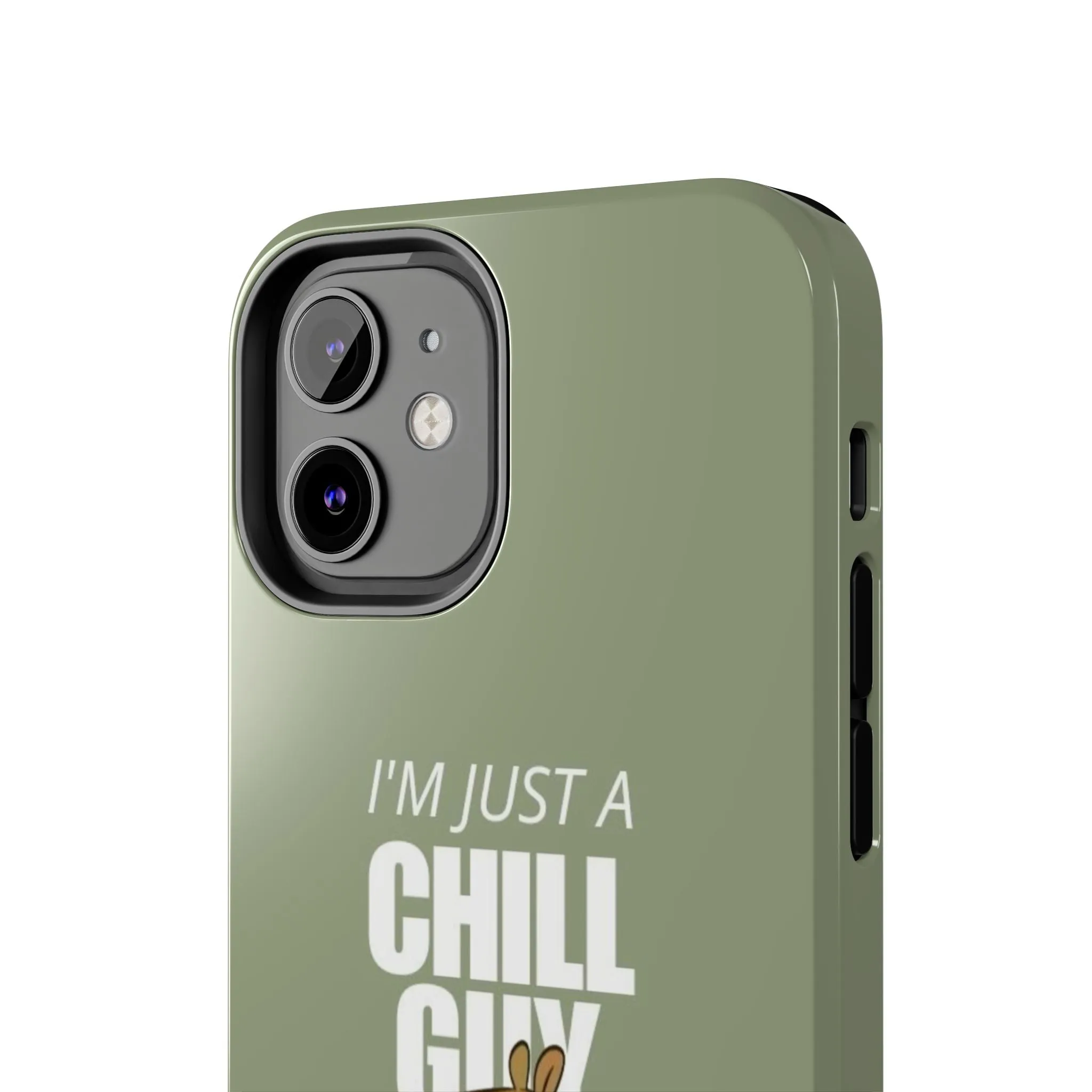 Chill Guy Meme Tough iPhone Cases