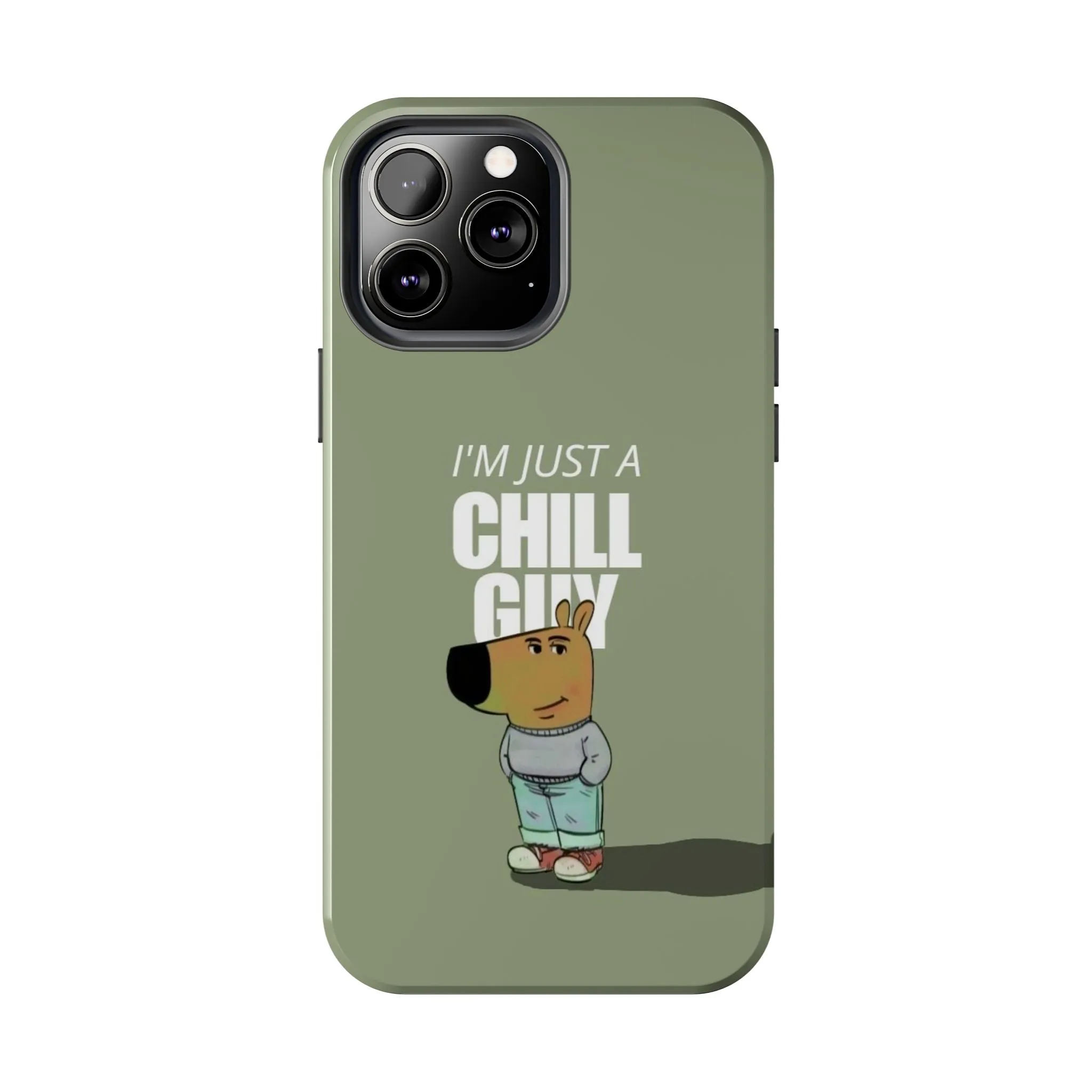 Chill Guy Meme Tough iPhone Cases