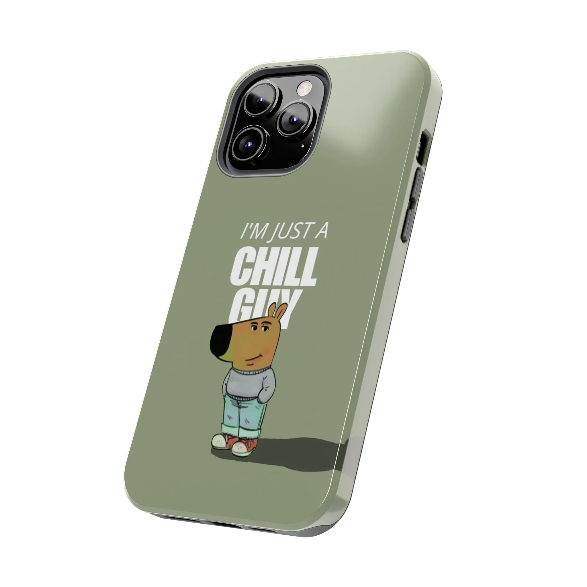 Chill Guy Meme Tough iPhone Cases