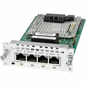 Cisco NIM-4MFT-T1/E1 voice network module RJ-45