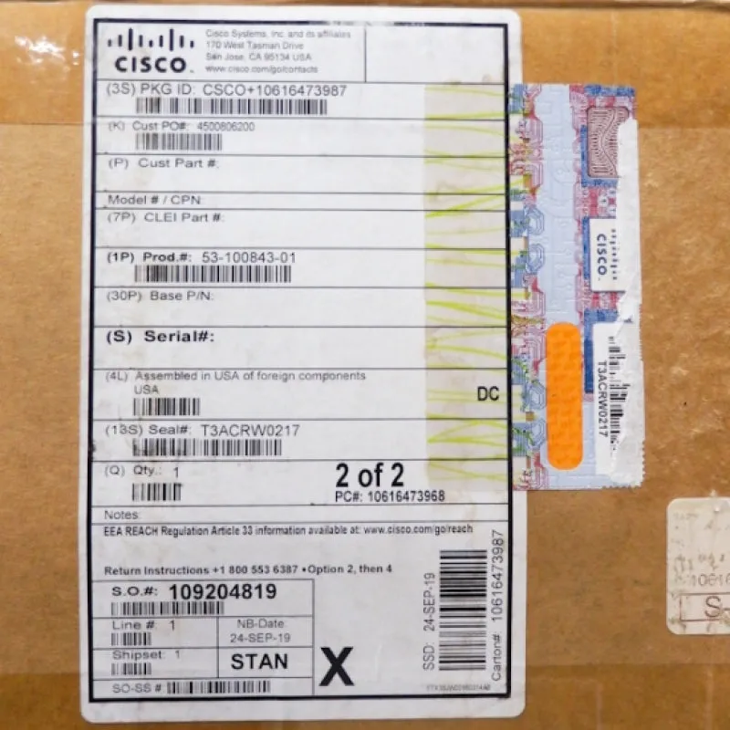 Cisco vEdge 1000 Router Rackmount Kit vEdge-1000-Rackmount