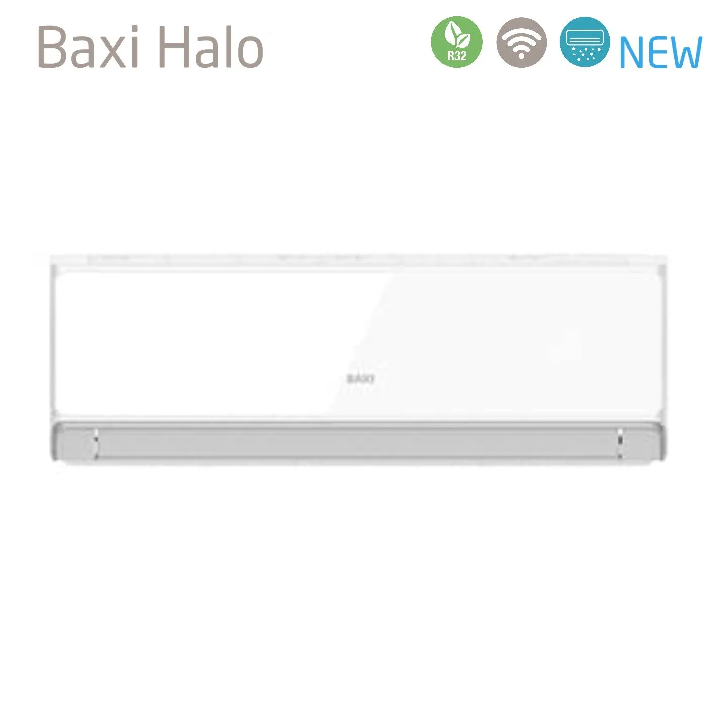 Climatizzatore Condizionatore Baxi Quadri Split Inverter Serie HALO BIANCO 9 9 9 9 con LSGT100-4M R-32 Wi-Fi Integrato 9000 9000 9000 9000