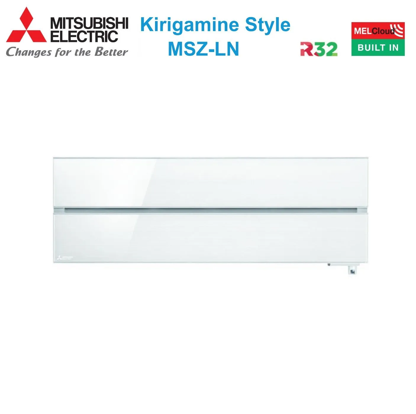 Climatizzatore Condizionatore Mitsubishi Electric Penta Split Inverter serie Kirigamine Style MSZ-LN 9 9 12 12 12 con MXZ-5F102VF Pearl White R-32 Wi-Fi Integrato Colore Bianco Perla 9000 9000 12000 12000 12000