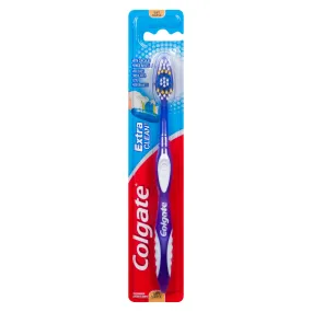 Colgate Extra Clean Soft Toothbrush with Circular Power Bristles, Blue