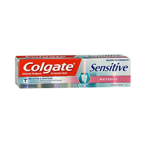 Colgate Sensitive Whitening Maximum Strength Toothpaste Fresh Mint fresh mint 6 oz By Colgate