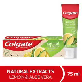 Colgate Toothpaste Naturals Extracts With Lemon Oil - 100g