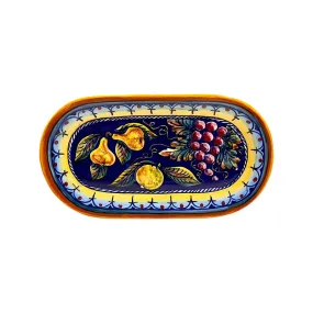 Collectible Majolica Oval Tray B-57