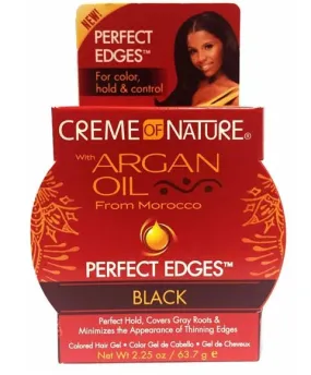 Creme Of Nature Argan Oil Perfect Edges Black Gel