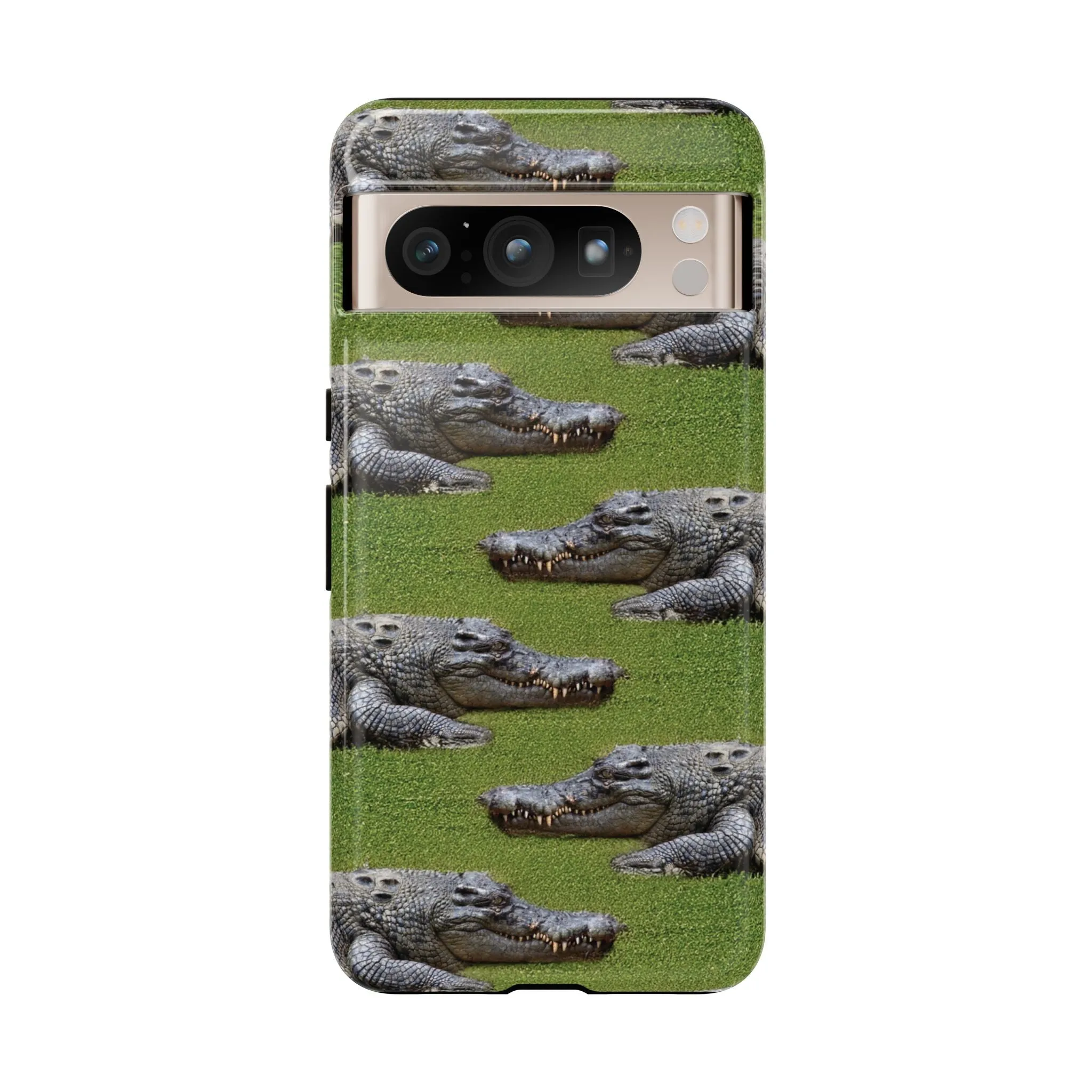 Crocodile Tough Phone Case Cover - Durable Protection with Reptile Style