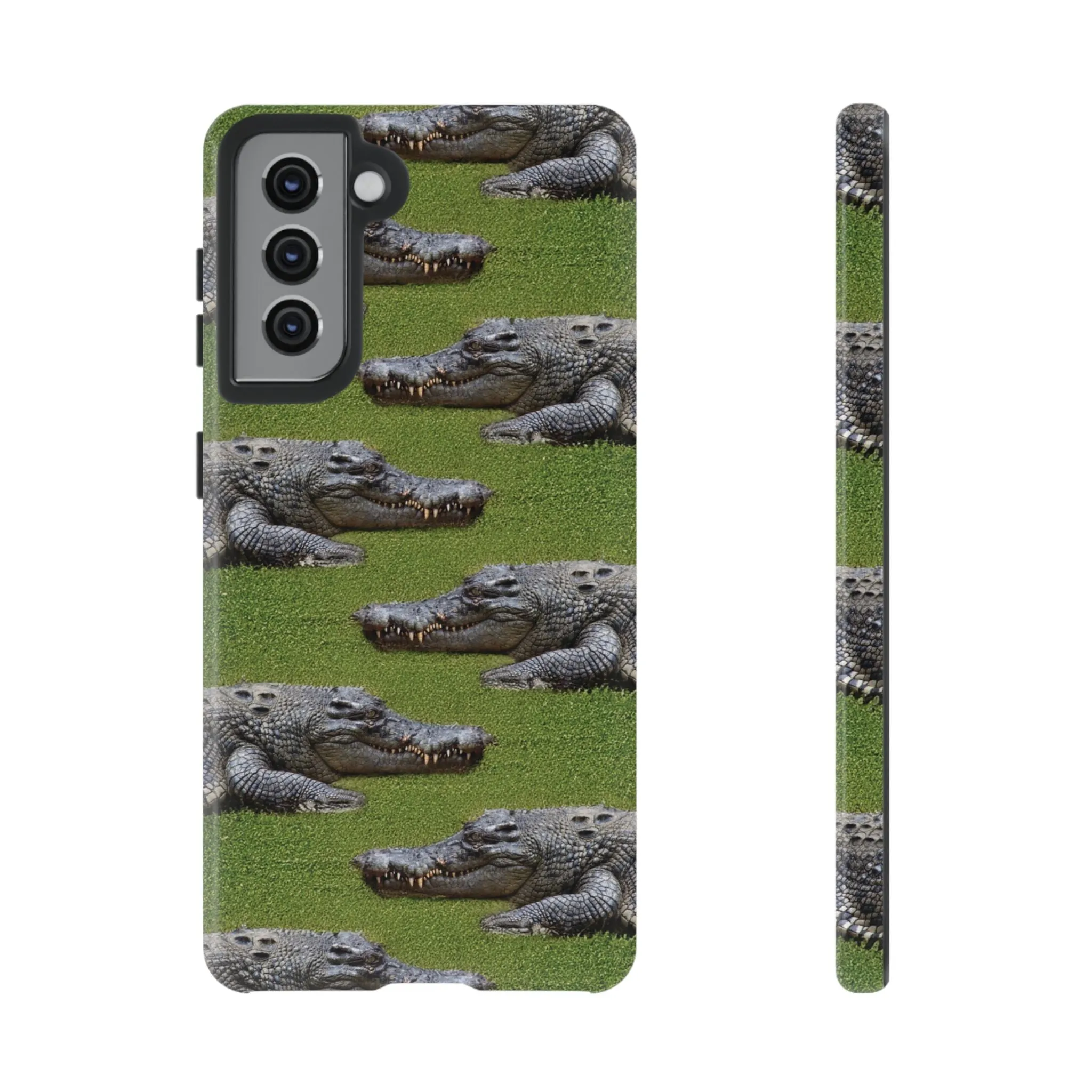 Crocodile Tough Phone Case Cover - Durable Protection with Reptile Style