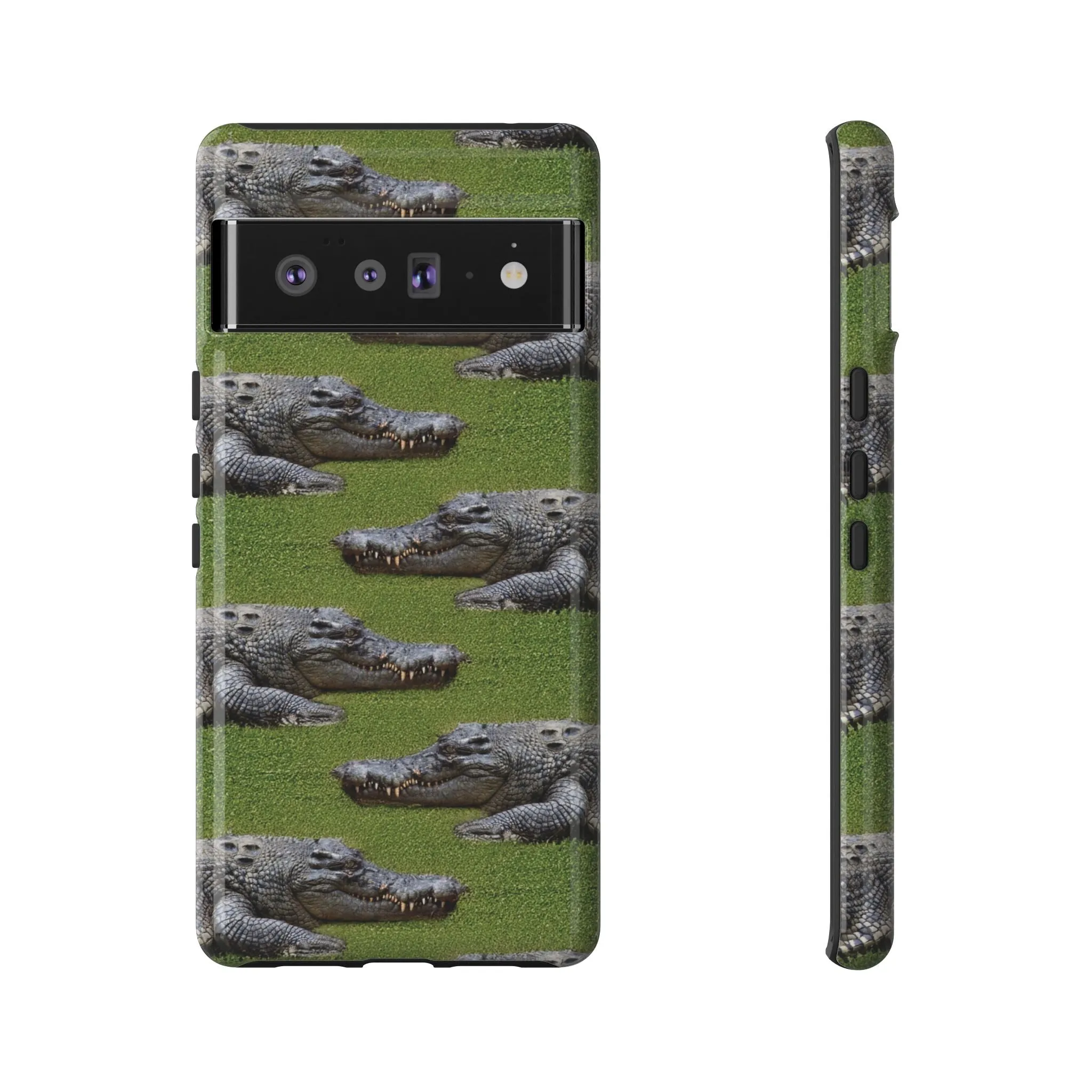 Crocodile Tough Phone Case Cover - Durable Protection with Reptile Style