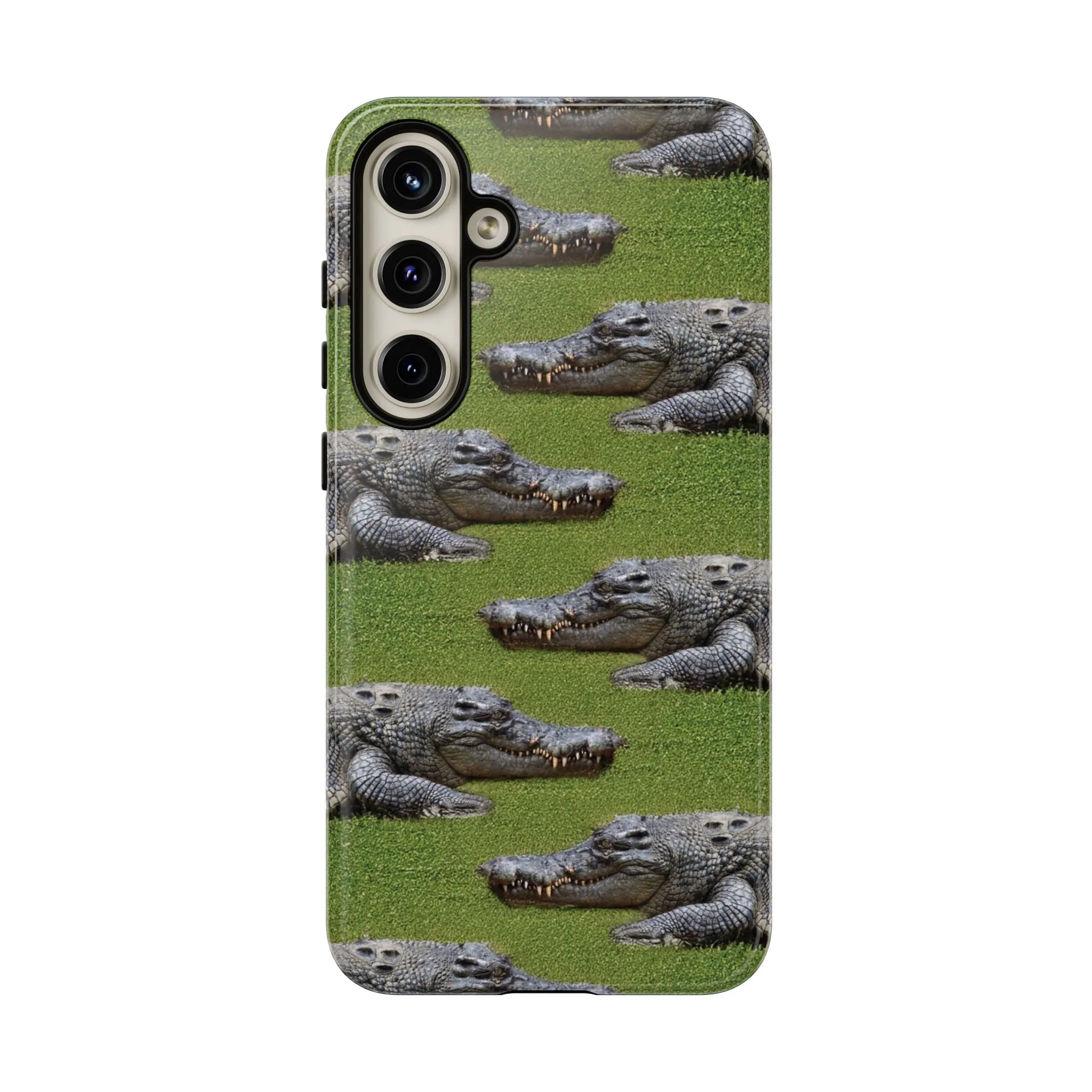 Crocodile Tough Phone Case Cover - Durable Protection with Reptile Style