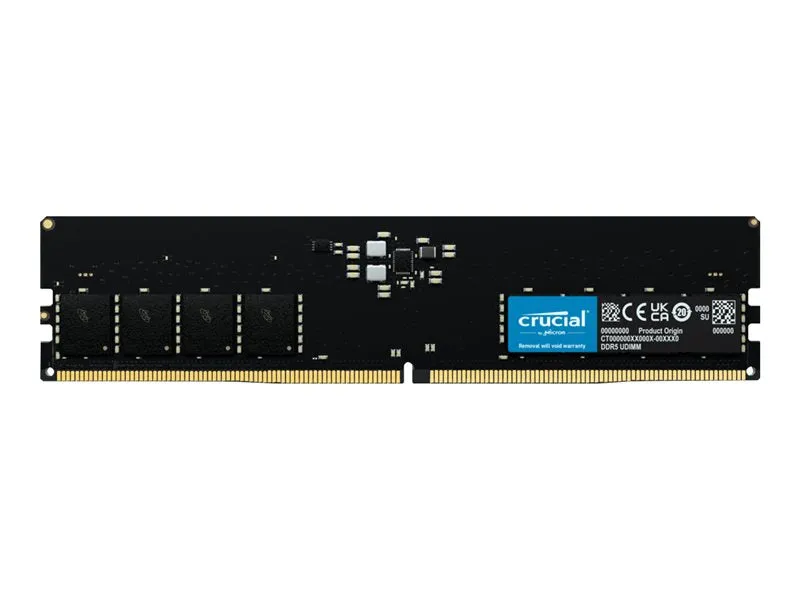 Crucial - Ddr5 - Module - 32 Gb - Dimm 288-Pin - 5200 Mhz / Pc5-41600 - Cl42 - 1.1 V - Unbuffered - Non-Ecc