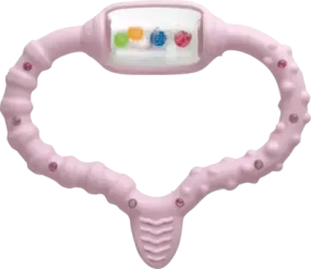 CURAbaby Girl teething ring pink