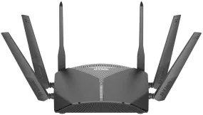 D-Link EXO AC3000 High Power Wi-Fi Tri Band Gigabit Router, 6xAntenna, 2xUSB, 4xLAN - DIR-3040-US