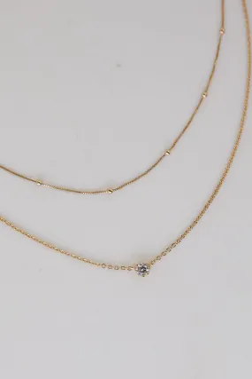 Dakota Gold Layered Chain Necklace