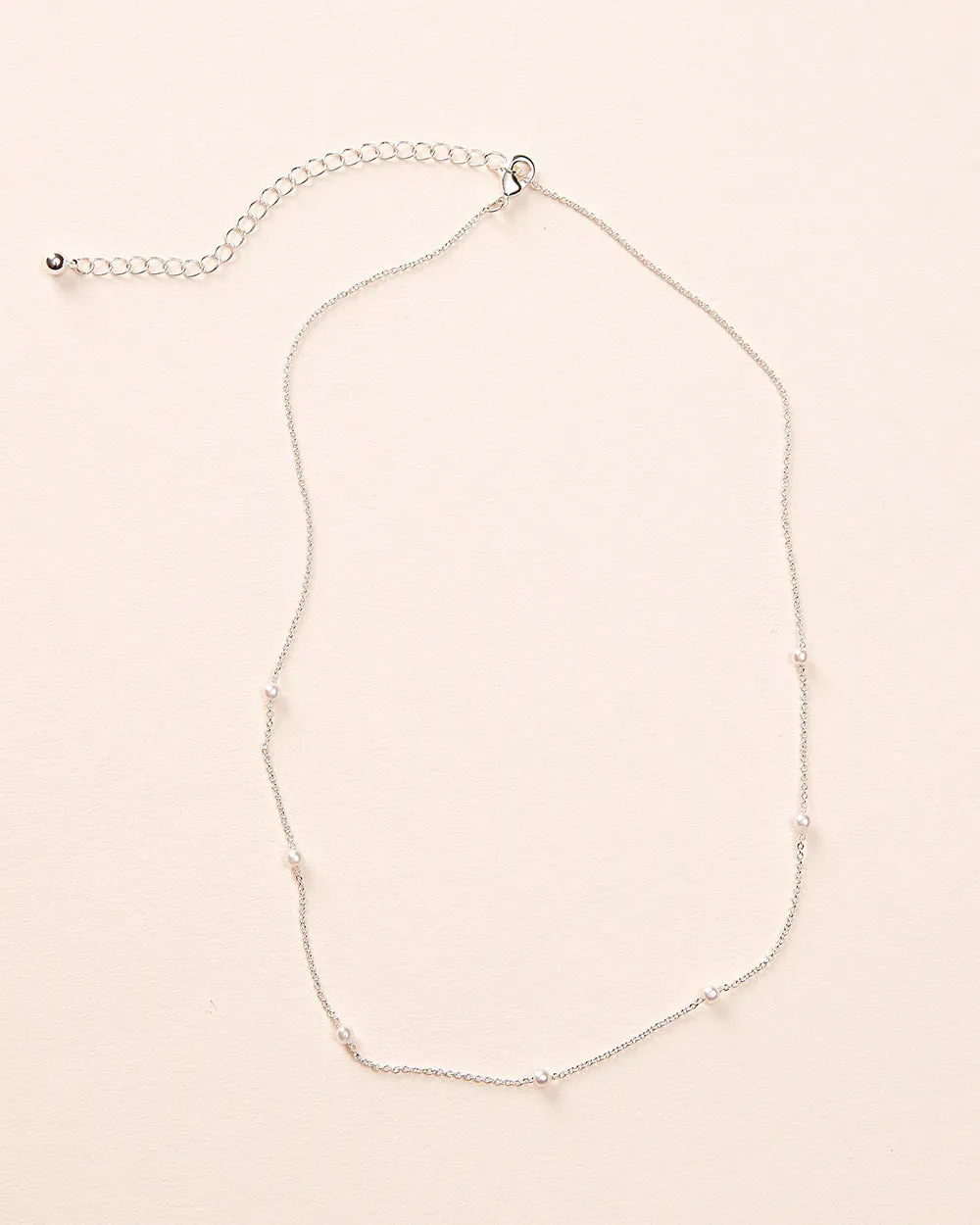 Delicate Scattered Pearl Necklace