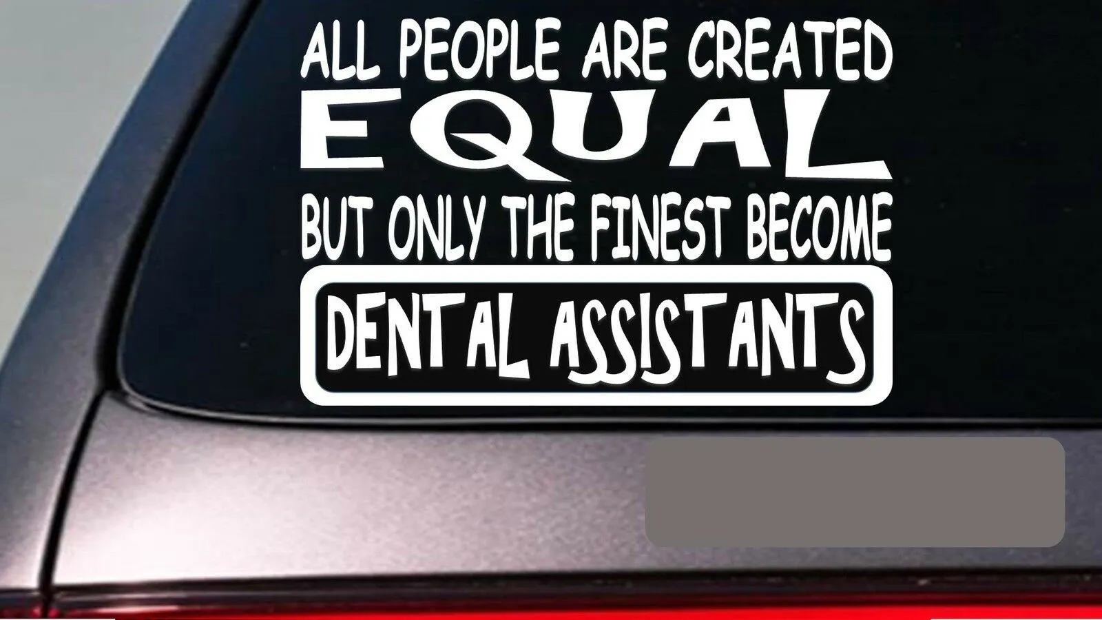 Dental Ast's all people equal 6" sticker *E503* decal vinyl toothbrush paste