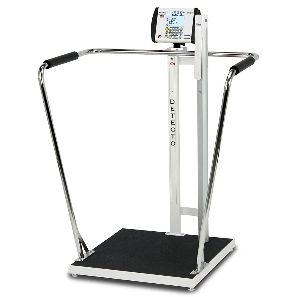 Detecto Digital Platform Height Rod Bariatric Scale AC-Adapter