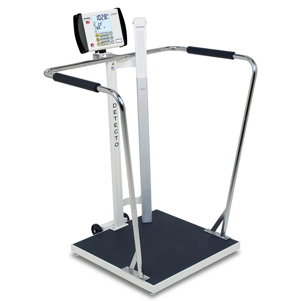 Detecto Digital Platform Height Rod Bariatric Scale AC-Adapter