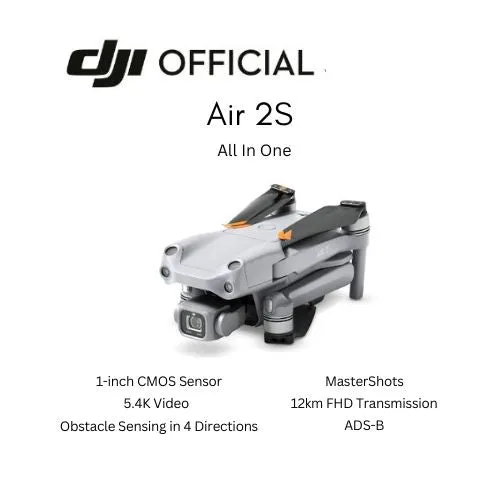 DJI Air 2S 1-inch CMOS sensor camera drone FREE Insta360 Sphere - 1 Year Local DJI Warranty