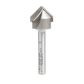 Double Edge Folding 'V' Groove (ACM) Router Bit | 90°x 0.118 Tip x 3⁄4 Dia x 17⁄32 x 1⁄4" Shank | 45793 | 738685457931