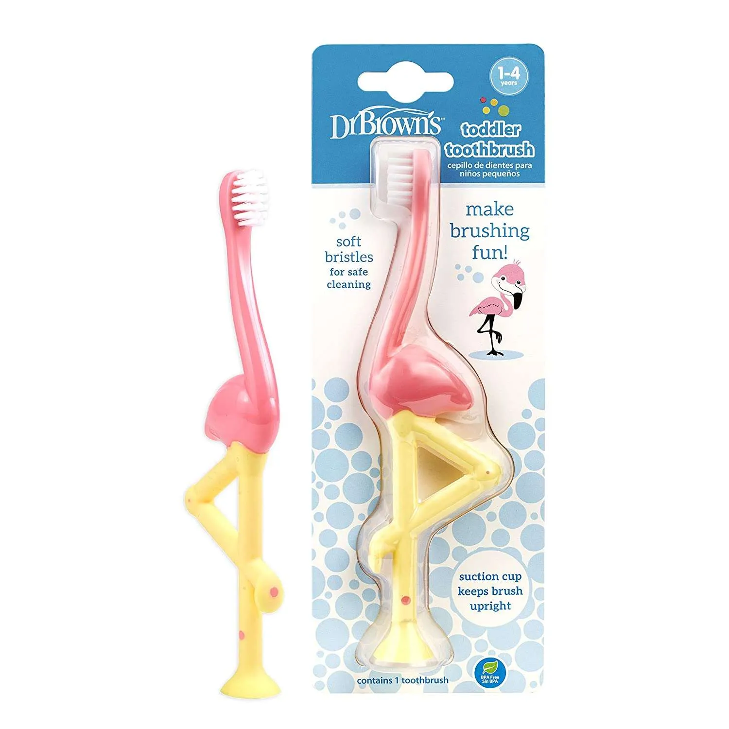 Dr. Brown's Infant to Toddler Toothbrush (Flamingo)