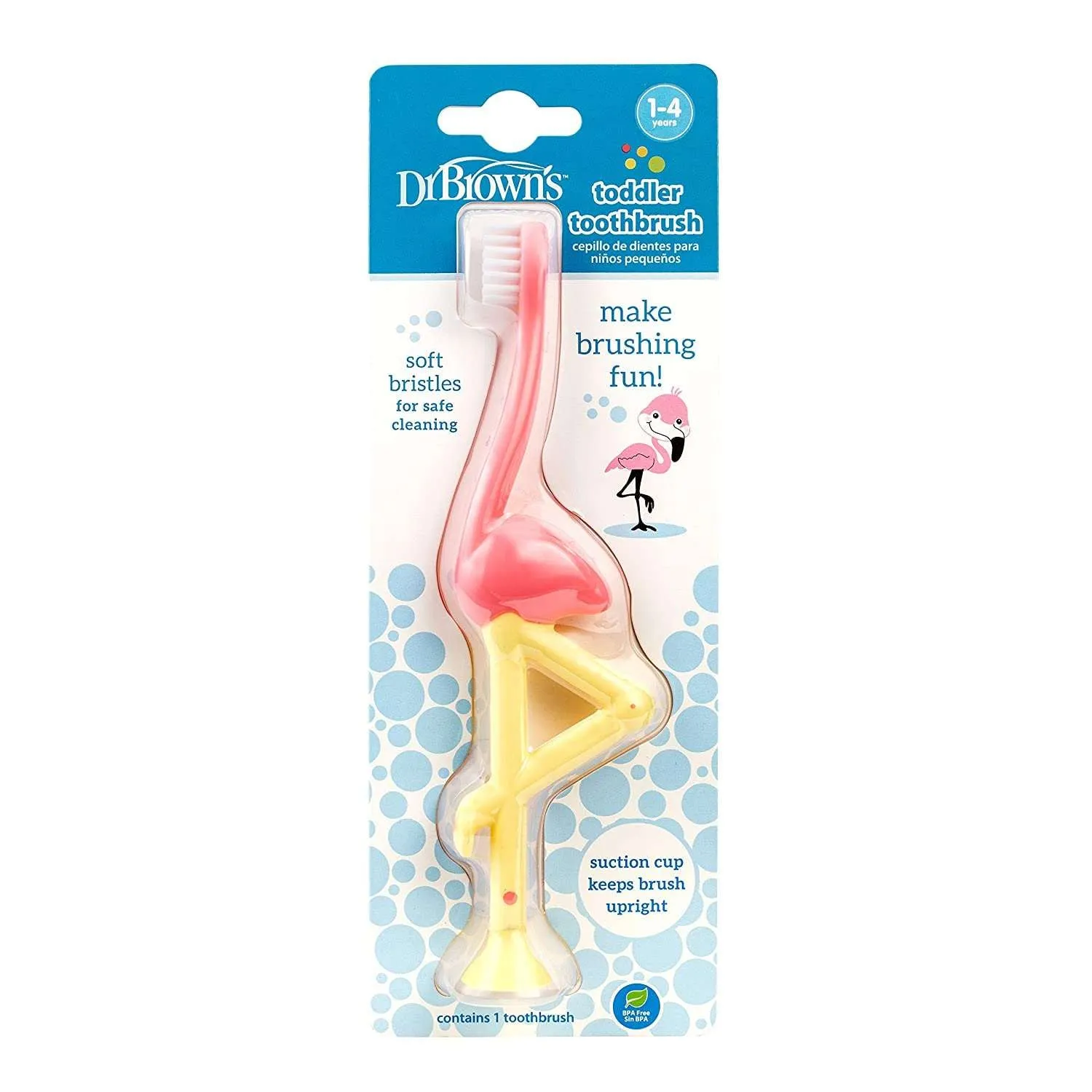 Dr. Brown's Infant to Toddler Toothbrush (Flamingo)