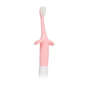 Dr. Browns Infant-to-Toddler Toothbrush, Pink Elephant, 1-Pack