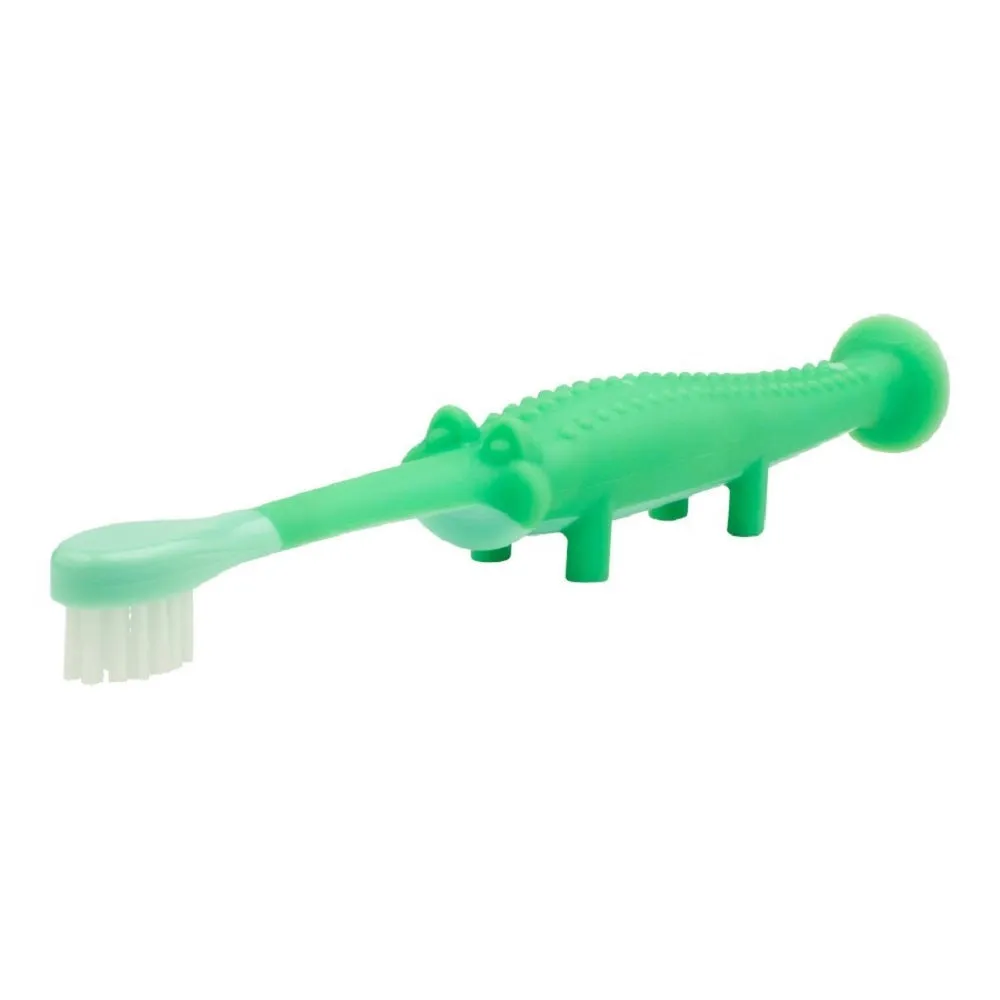 Dr. Browns Toddler Toothbrush, Crocodile (Green)