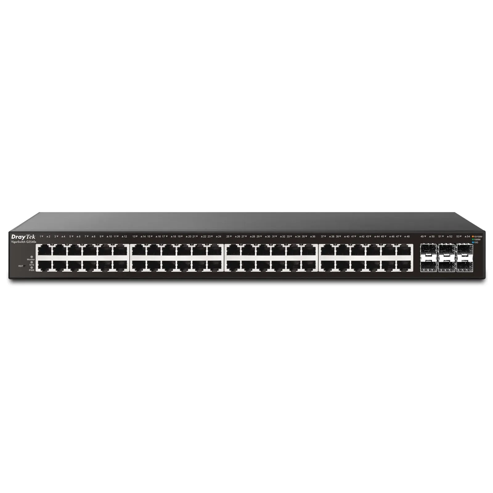 DrayTek VSG2540XS-K VigorSwitch G2540XS 48 Port Fully Managed Layer 2  Switch with 6x 10GbE SFP Ports