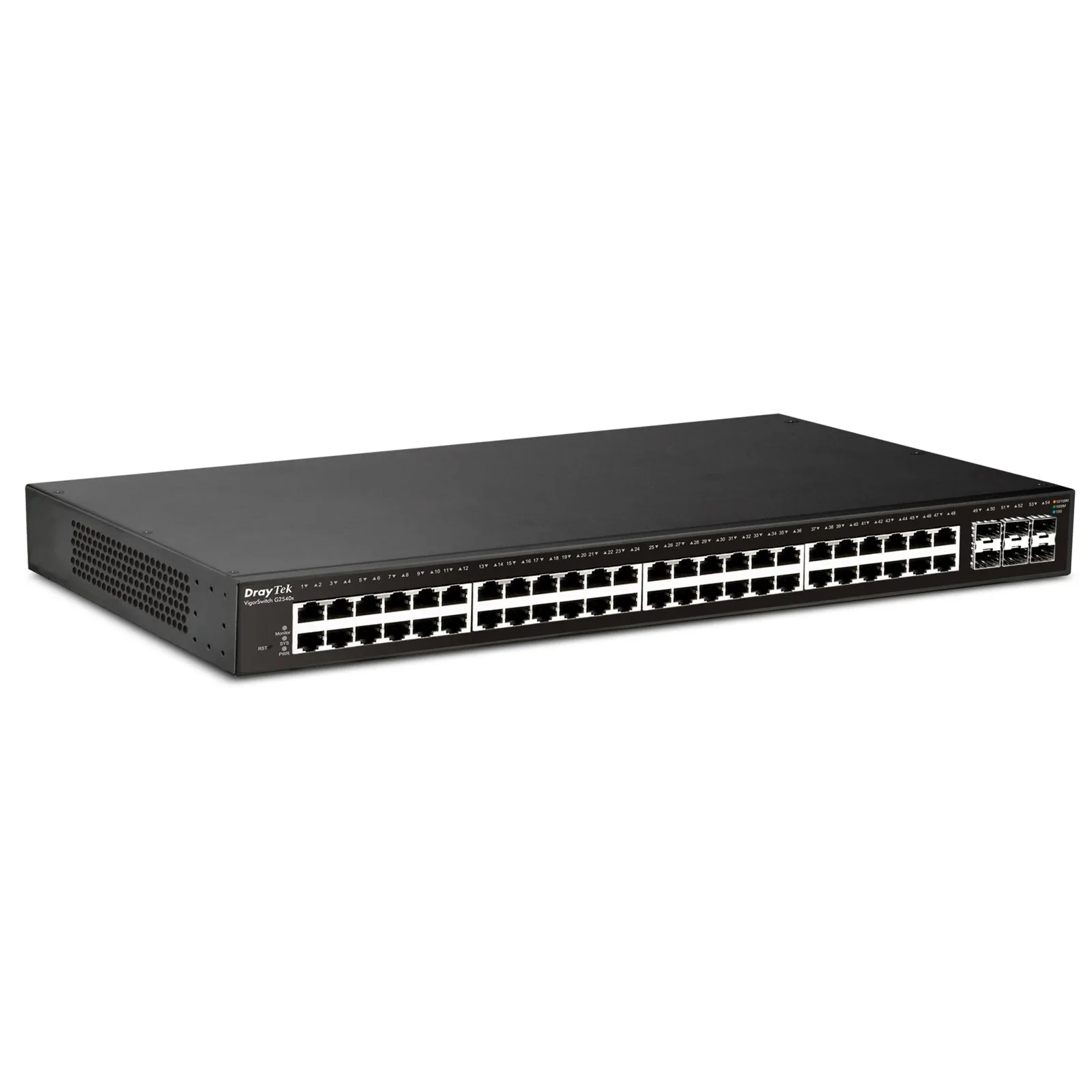 DrayTek VSG2540XS-K VigorSwitch G2540XS 48 Port Fully Managed Layer 2  Switch with 6x 10GbE SFP Ports