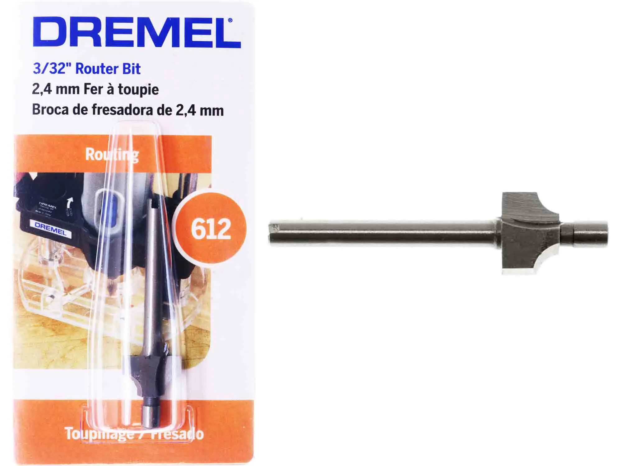 Dremel 612 Piloted Beading Router Bit