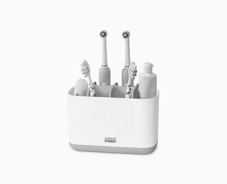 EasyStore™ Large Light Grey Toothbrush Holder