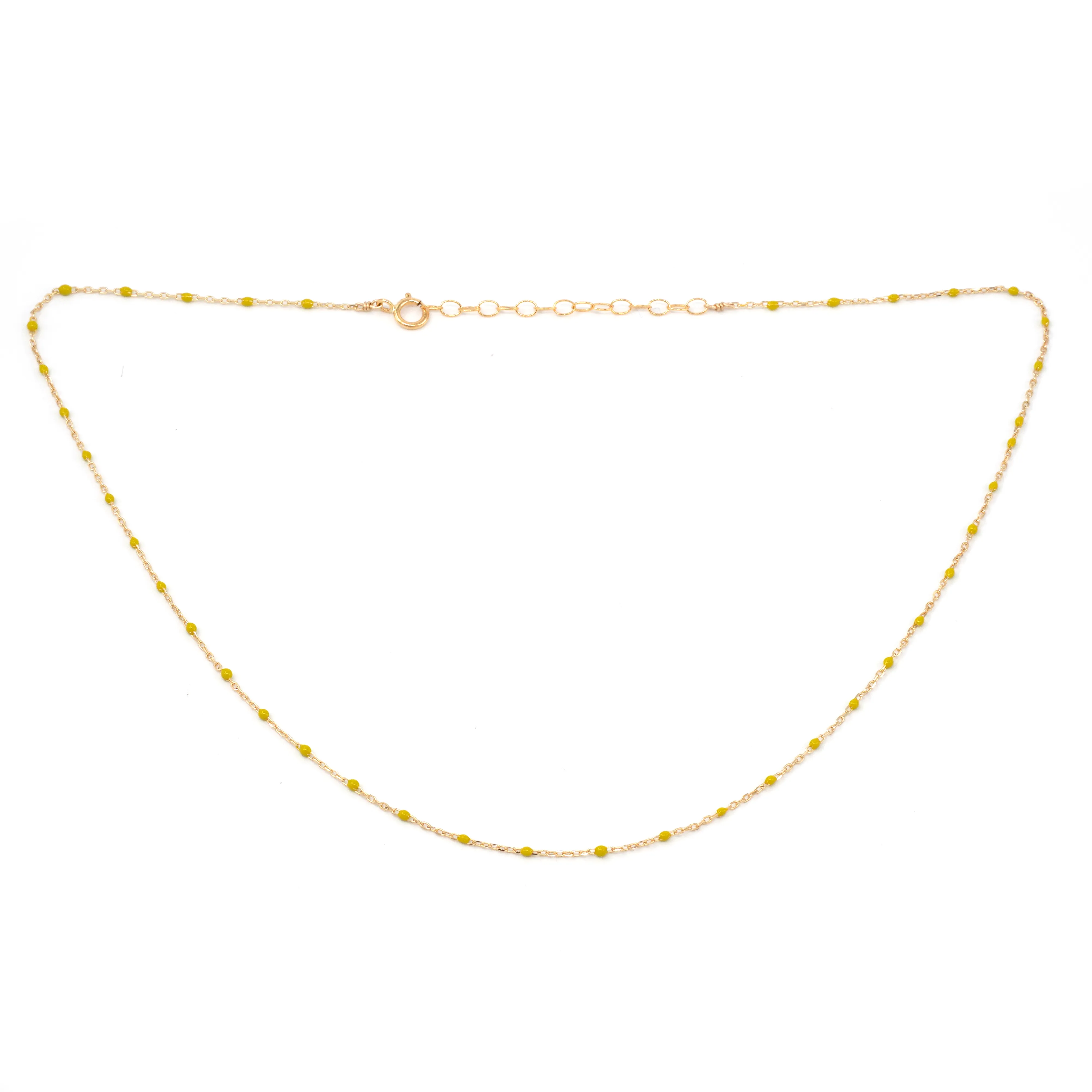 Enamel & Gold Necklace