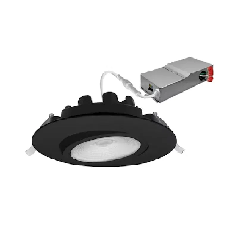 Envision LED 6" 18W Gimbal Adjustable Downlight Canless, 5CCT Selectable