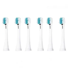 EW0913-W Panasonic Replacement Head 6 Pcs Set White Doltz Ion Brush NEW