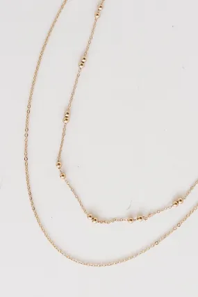 FINAL SALE - Nora Gold Layered Chain Necklace