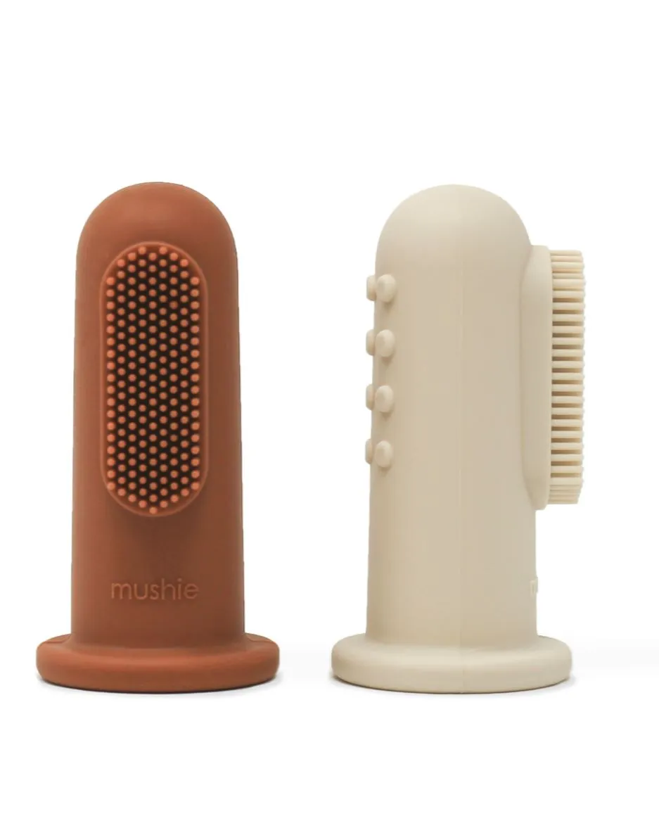 Finger Toothbrush | Clay/Shifting Sand