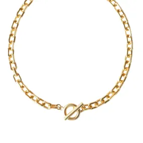 FRAICHE LUXE TOGGLE NECKLACE - GOLD