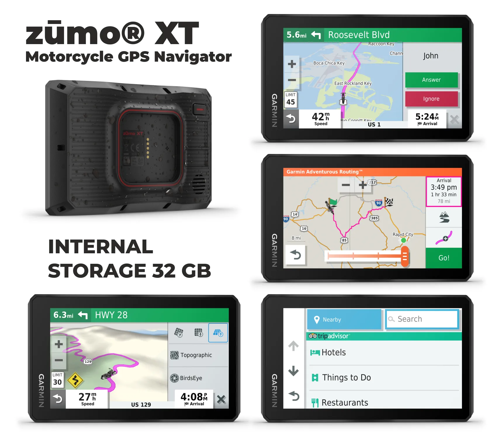 Garmin Zumo XT Motorcycle GPS Navigation