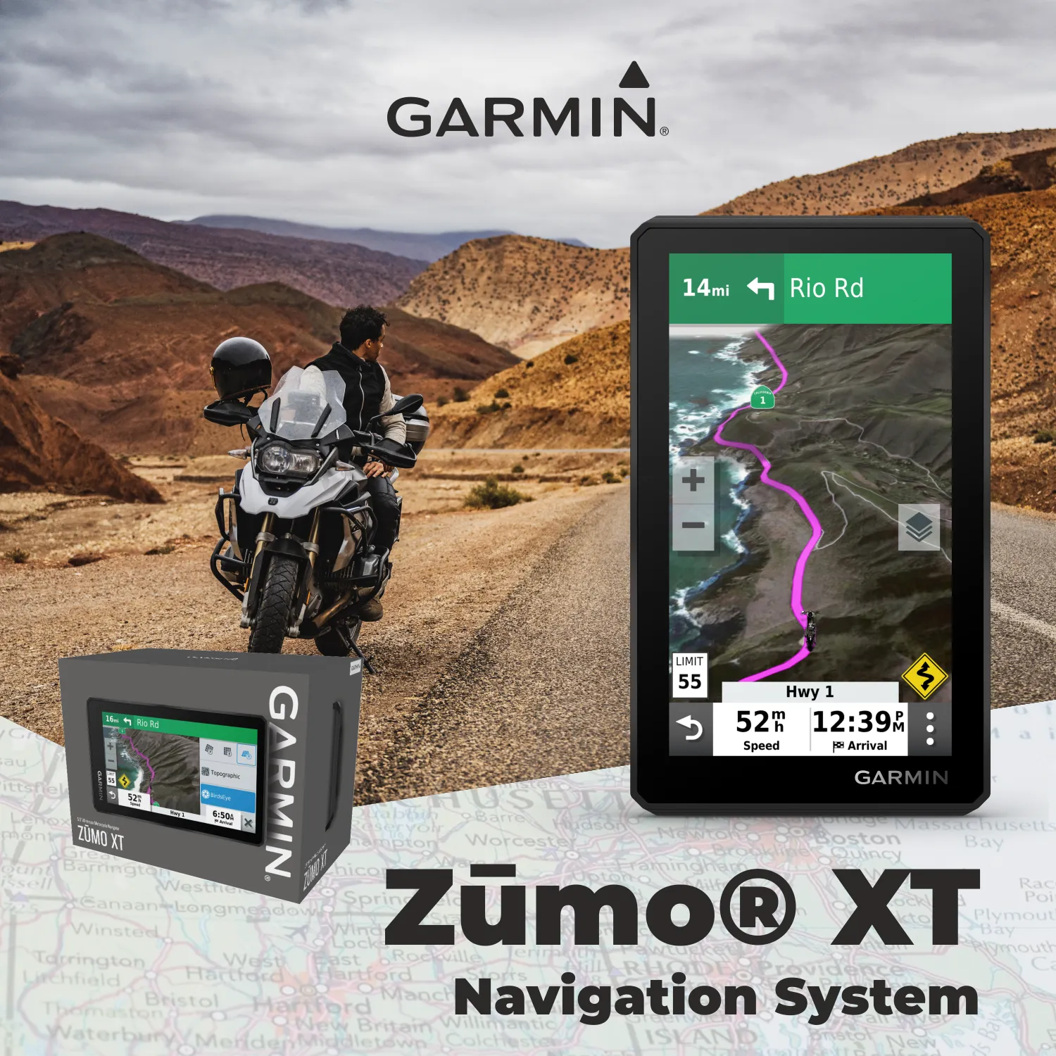 Garmin Zumo XT Motorcycle GPS Navigation