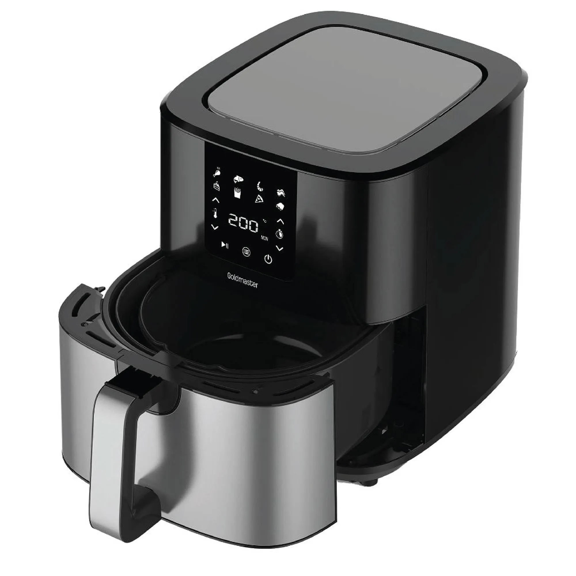 Gold Master Airfryer With 7 Ltr 1700 Watt Black With Timer8 Programs