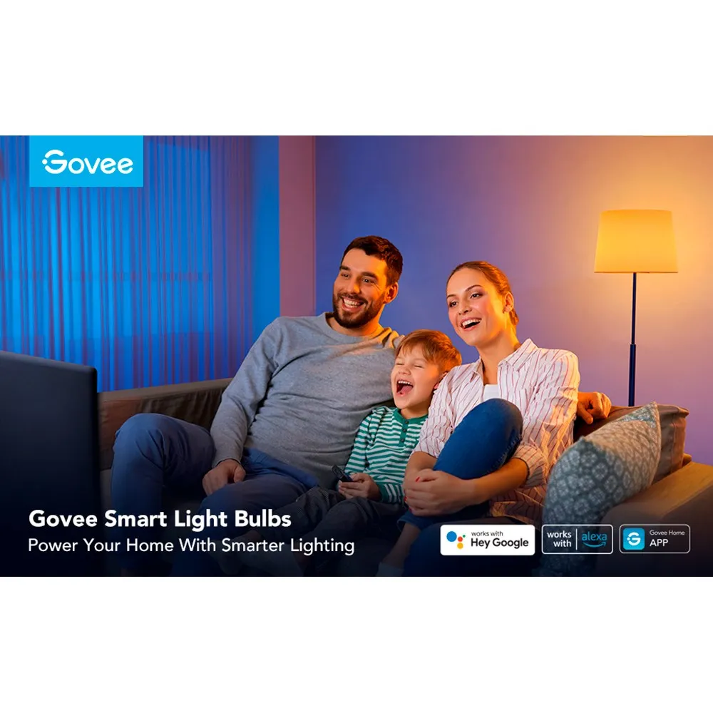 Govee WIFI & Bluetooth Smart Light Bulb 1200lm - Hvid