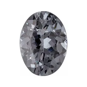 Gray Oval Cut Spinel Loose Gemstone